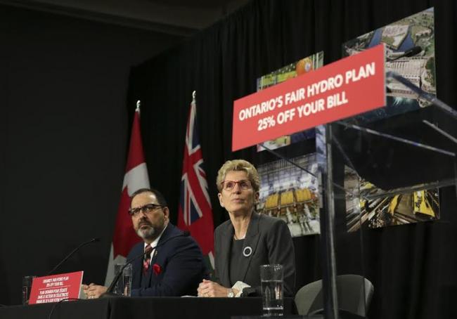 Canada: Katherine Wynne releases a new hydro plan