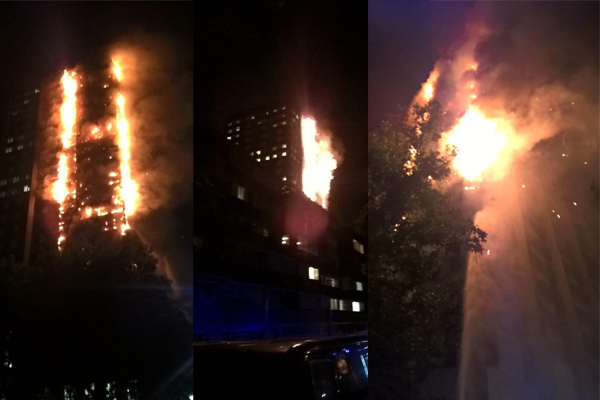 Several fatalities reported in London fire, 30 hospitalized