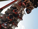Rollercoaster breaks down, riders stuck upside down high in air