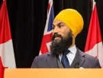 Canada: NDP leader Jagmeet Singh visits Montreal 