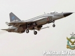 Pakistan Air Force jet crashes, pilot ejects