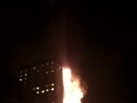 Massive fire breaks out at London high rise
