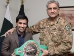 WBC Silver Flyweight Champion Muhammad Waseem meets Qamar Javed Bajwa 
