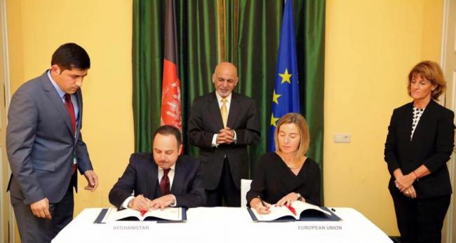 Afghanistan, EU ink new bond