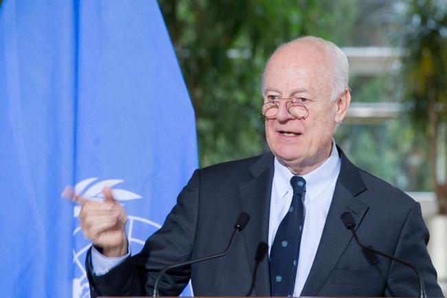 UN envoy urges Syrian parties to â€˜press aheadâ€™ after Astana talks suspended