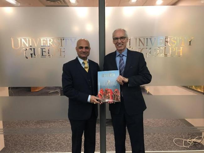 Consul General Dinesh Bhatia visits Ontario's University of Guelph 