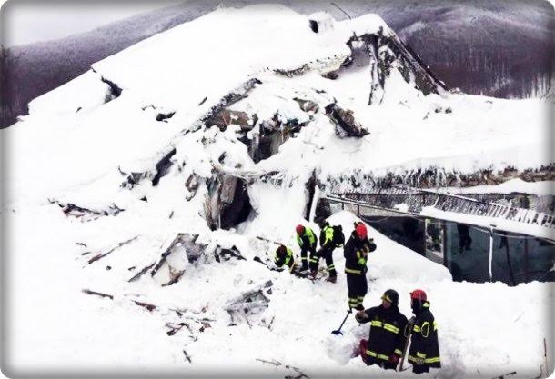 Rescuers say they may have found six people alive in avalanche-hit central Italy