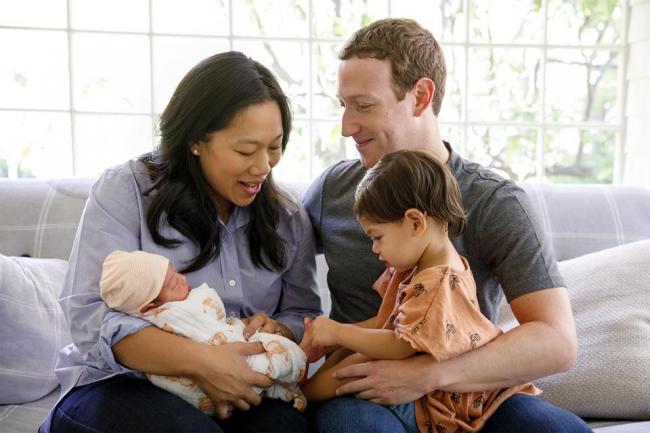 Mark Zuckerberg welcomes second child August