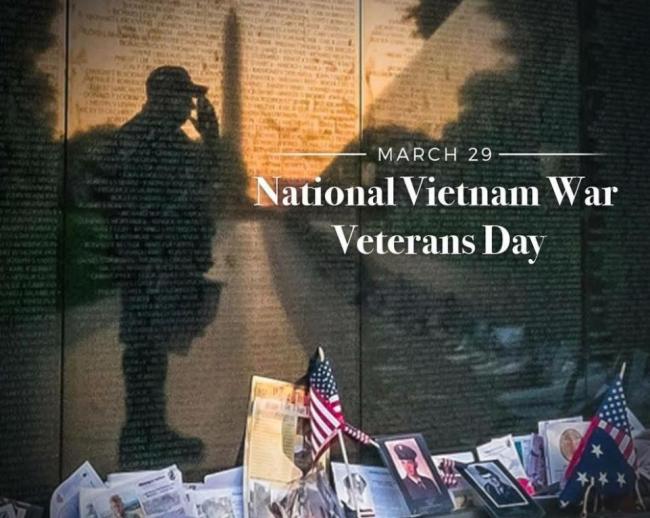 US President Trump thanks veterans on National Vietnam War Veterans Day