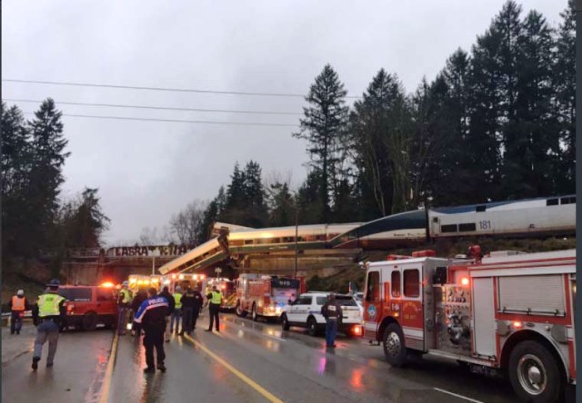 Several feared dead in Amtrak passenger train derailment in Washington state