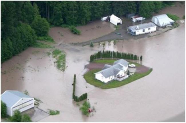 British Columbia grappling with flood waters, mudslide