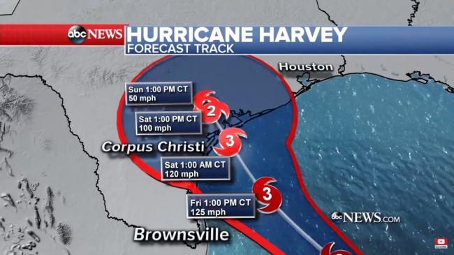 US: Hurricane Harvey hits Texas