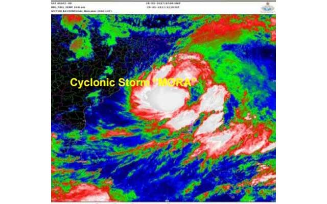 Cyclone Mora moving towards Bangladesh