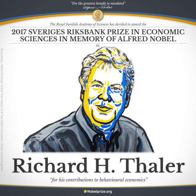 Richard H. Thaler awarded Nobel Prize in Economics