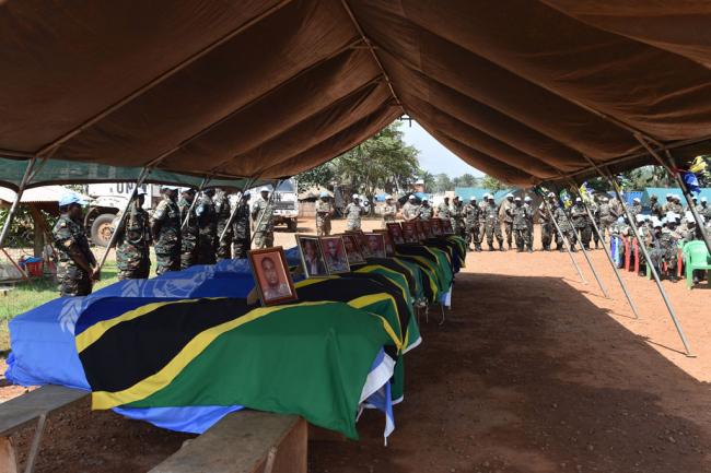 UN honours 14 peacekeepers killed in eastern DR Congo
