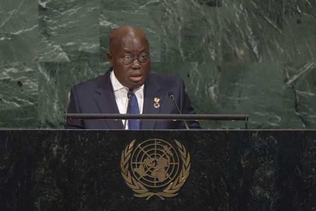 â€˜We are in it together,â€™ Ghana tells UN Assembly, reaffirming Global Goals for planet and people