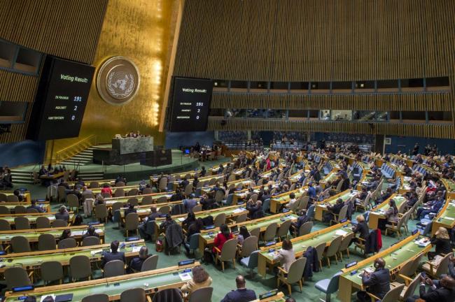 UN General Assembly again calls for lifting US embargo against Cub