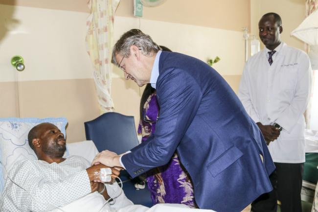  UN peacekeeping chief visits injured Tanzanian â€˜blue helmetsâ€™ in DR Congo