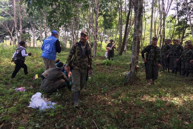 'Historic' day as last FARC-EP members gather to turn in arms â€“ UN mission in Colombia