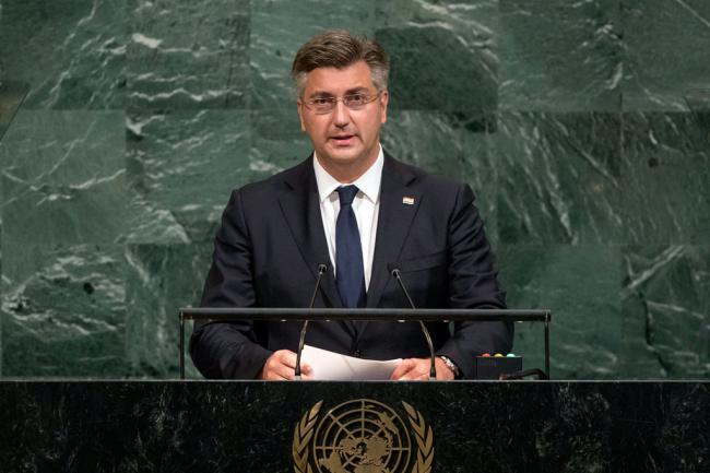 At UN assembly, Croatia calls for treating migrants humanely while also tackling â€˜root causesâ€™