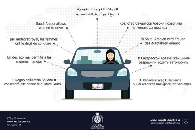 UN chief welcomes Saudi Arabiaâ€™s decision to lift ban on women drivers