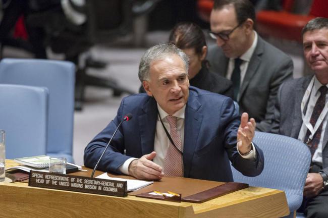 Security Councilâ€™s â€˜encouraging voiceâ€™ very important to Colombian peace process, says UN envoy