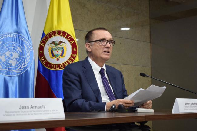 In Colombia, UN political chief urges parties to â€˜stay the courseâ€™ set out in peace accord