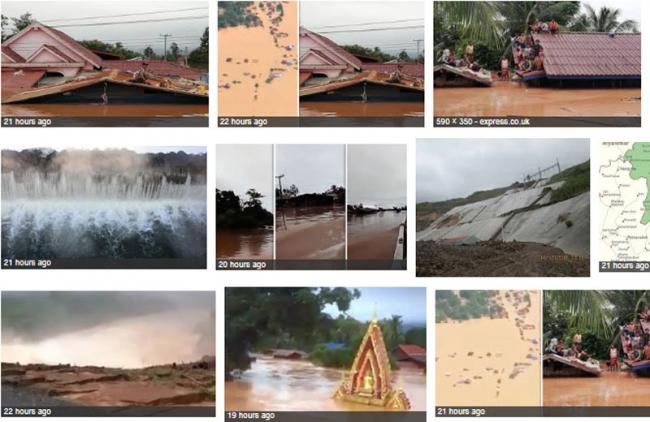 At least 19 dead, 49 missing and many homeless in Laos dam collapse