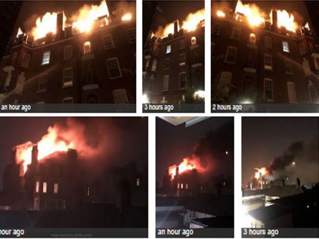 Dozens evacuated as fire rages through London's West Hampstead flats