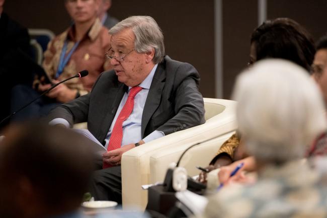 In Bali, UN chief Guterres outlines importance of international financial cooperation for sustainable development