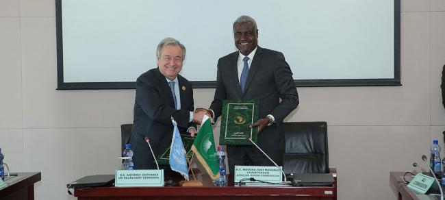 UN chief commends African Union on adoption of institutional reforms