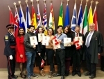 Ruby Sahota welcomes new Canadian citizens at a special ceremony
