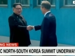 Kim Jong Un, Moon Jae-in shake hands ahead of historic summit 