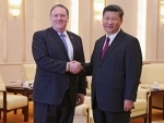 US Secretary of State Mike Pompeo meets Xi Jinping in China