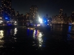 Two dead after helicopter crashes in NYC's East River