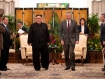 Singapore Prime Minister Lee Hsien Loong meets Kim Jong Un