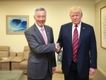 Prime Minister Lee Hsien Loong meets Donald Trump