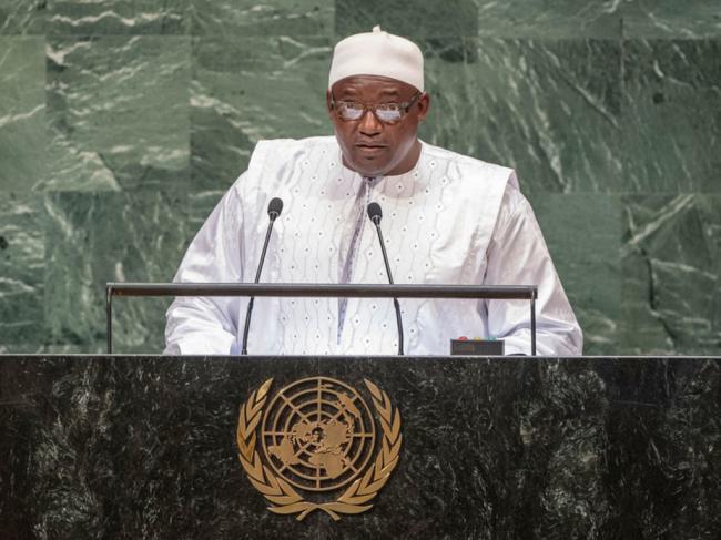 No country can solve its challenges â€˜in isolation,â€™ Gambia President tells UN Assembly