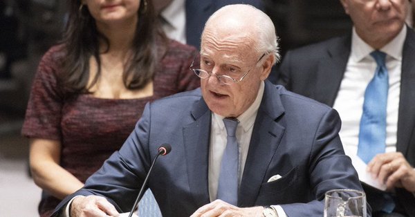 Remain united for Syrians, UN envoy de Mistura urges Security Council