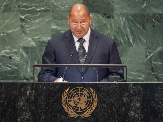 At UN, Pacific Island leaders warn climate change poses dire security threat to their fragile countries and marine resources