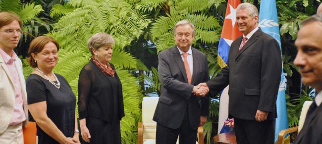 In Cuba, UN chief stresses Latin Americaâ€™s courageous â€˜development visionâ€™