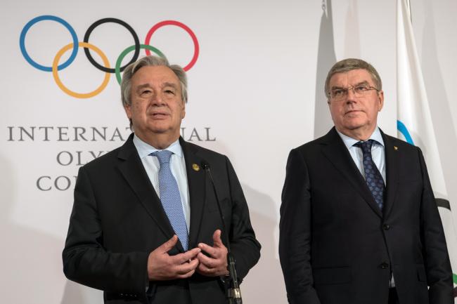 Olympic message of peace is universal, UN chief says in Pyeongchang