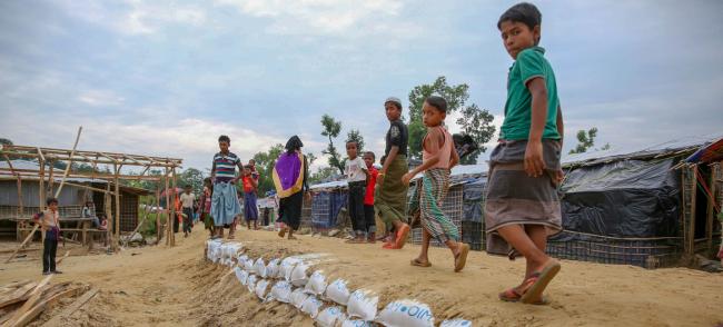 UN migration agency builds temporary safe havens to shelter Rohingya refugees in Bangladesh