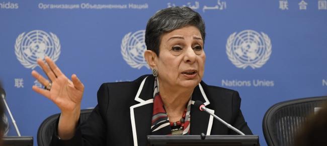 Leading Palestinian legislator calls for â€˜new international engagementâ€™ in two-state solution