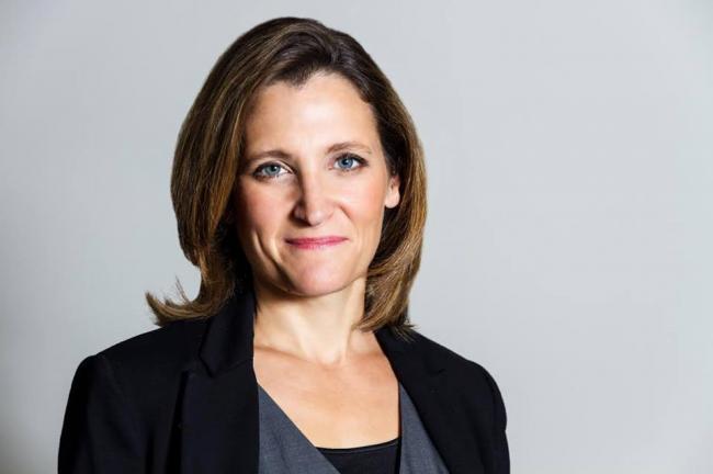 Canada Foreign Minister Freeland to promote Canada's multilateralism & oppose U.S.tariffs