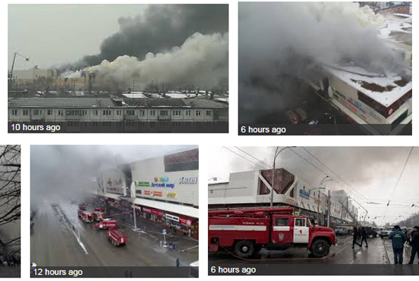 Russian shopping mall fire leaves 37 dead