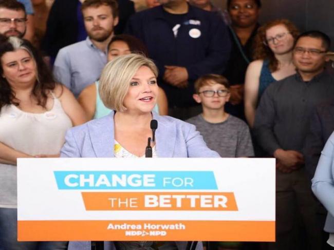 Canada: NDP leader Andrea Horwath reaches out to undecided voters in Ontario polls