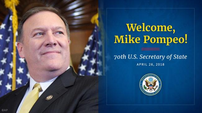 Mike Pompeo takes oath as US Secretary of State 