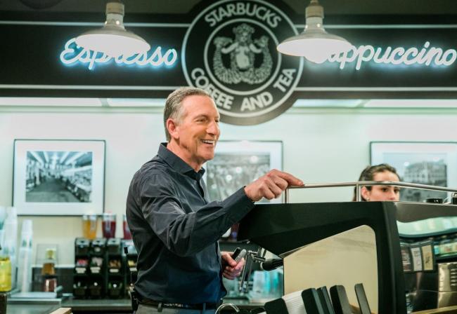 Howard Schultz steps down as Starbucks executive chairman