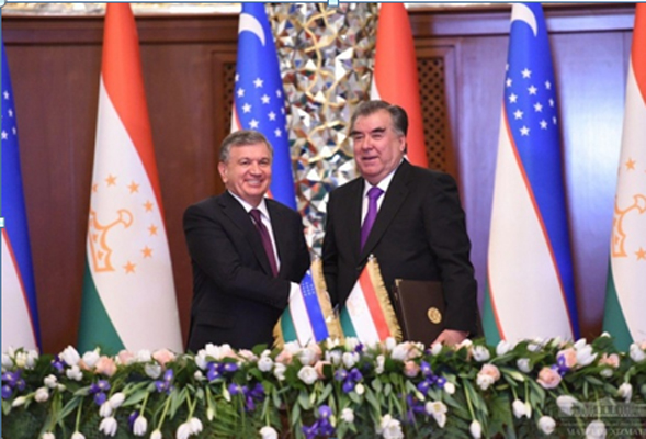 Uzbekistan President Shavkat Mirziyoyev visits Tajikistan